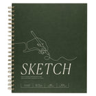 Gry Mattr Sketchbook - 50 lb - Coil Bound - 100 Sheets - Green-100 sheets of lightweight 50 lb paper