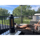 Westinghouse 1200-Watt Portable Infrared Electric Patio Heater-Provides 1200 Watts of instantaneous radiant heat. Heating area: 4-6 feet.