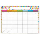 Ashley Productions Smart Poly PosterMat Pals Space Savers - 13" x 9-1/2" - Calendar Confetti Style - 10 Pack-Use with dry erase or water based markers and washable crayons. Write-on/wipe-off surface.