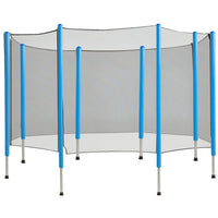 Soozier 12' Trampoline Net Enclosure with 8 Poles-Net enclosure only, trampoline not included