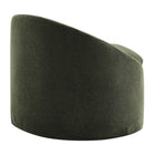 Modway Sadie Slipcovered Linen-Blend Round Accent Chair - Sage-Simple Setup Required