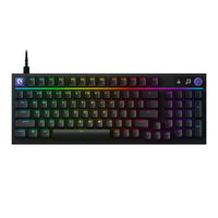 Logitech G316 X 98 Gaming Keyboard - Tactile - Black-Near-instantaneous responsiveness: Experience elite gaming performance with an 8 kHz report rate for quick signal transmission and precise, game-ready response times