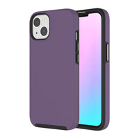AXS PROTech Dual-Layered Anti-Shock Case with Military-Grade Durability for Apple iPhone 13 mini - Royal Purple-Shock resistant