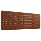 Modway Sparta Weave Wall-Mount Vegan Leather King Headboard - Walnut Brown-King Size Headboard Only