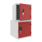 Ceha Canada 15" Cube locker - Red-OPTIONAL PLINTH LEGS: Elevate your locker with optional legs for added stability and clearance