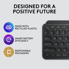 Logitech MX Keys Mini Minimalist Wireless Illuminated Keyboard - USB-C - Black-Mini Size, Mighty Powerful: A layout designed for effortless precision, with a minimalist form for an ergonomic keyboard that's portable and can travel wherever you get work done
