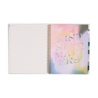 Organized 2027 Big Twin Loop Dated Monthly - 11.5" x 10.25" - Shadow Blooms - English-The Horizontal layout offers ample space to jot down your plans and reminders