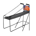 Soozier Basketball Arcade Game with Electronic Score Board - Black- The electronic basketball shooting machine come with three 8-inch plastic basketballs for 2 players maximum 