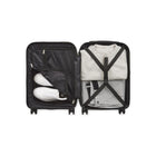 Swiss Mobility CPH 2-Piece Hardside Luggage Set - Navy-Zipper-release expansion system provides 20% more packing space on large models