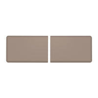 WeatherTech ComfortMat Connect Modular Anti-fatigue End Mats - Stone - Tan - 2 Pack-Each End Piece is 3 feet long (0.91 m). Snap two together and you have a 6-foot (1.82 m) ComfortMat Connect!
