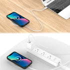 MyBat Pro 15 W Wireless Charging Pad - White-Soft Touch Rubber Grips