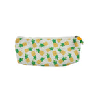 Merangue Barrel Pouch with Pineapple Charm-Fun pineapple-themed barrel pouch