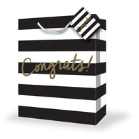 Millbrook Studios Gift Bags - Jumbo - Congrats! - 12 Pack (47611)-17.5" x 4" x 12.75"