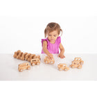 TickiT Natural Wooden Vehicles - Set of 12-Safe and durable: These vehicles are made of strong, durable beechwood. They're non-toxic and have a smooth finish. They'll last for years of home or classroom use