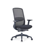 Ceha ARES Office Chair - Black-4D armrests for complete, adjustable elbow support