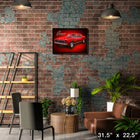 Camaro by Michael Fishel - Framed Canvas - 31" x 22"-Museum-quality reproduction with vibrant colors