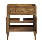 Modway Elysian 30" Bathroom Vanity Cabinet - Brown-Burl Wood Veneer