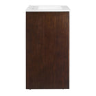 Modway Appia 24" Bathroom Vanity - Walnut/White-8" Centerset Holes
