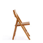 Manhattan Comfort Pullman 18.11" Industry Chic Dining Folding Chair - Nature - Set of 2-Featuring Folding Capabilities. Perfect to Store Away When Not in Use