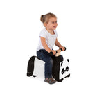 Janod Ride-On Panda-Rear compartment to carry toys and treasures.