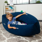 Bouncyband Comfy Hugging Peapod Sensory Pod - 48" - Ages 3-6 - Blue-Comes with an electric pump, so it is fast, easy and fun to blow up
