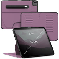 Zugu Case iPad Pro 13" M4 2024 - Berry Purple-Magnetic Folio Case