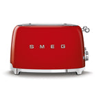 SMEG 4x4 4-Slice Toaster - Red -6 different toasting levels for best results; defrost function; reheat function; bagel function to toast only one side of the slice