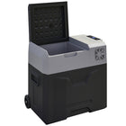 Outsunny 50 Liter Car Refrigerator for Camping, Travel, Picnic, Down to -20℃ - Grey-The lowest temperature can reach -20°C for foods, snacks, drinks