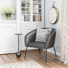 Zuo Quinten Accent Chair - Vintage Grey-Chair Weight Capacity: Supports up to 330 lb