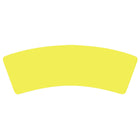 JAM Paper Standard Label Rolls - Bottle Neck Shaped - 1 3/16 x 3 1/4 - Neon Yellow - 125 Labels/Roll-Size: Bottle Neck Shaped ( 1 3/16 x 3 1/4 Inches ) | Printer friendly labels are easy to create and customize.