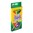 Crayola Erasable Coloured Pencils - 24 Pack-Presharpened