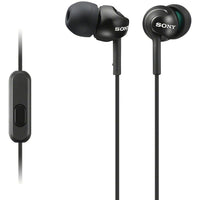 Sony MDREX110APB Headphone with Smartphone Control, Black-Assignable controls for smartphone control and integration
