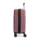Bugatti Cannes Collection 21.5" Hardside Carry-on Luggage - Mauve-Reinforced top handle with PU trim