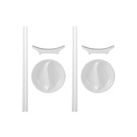 Maxwell & Williams White Basics Chopstick 12 Piece Set - 2 Pack-Dishwasher Safe