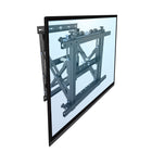 Mount-It! MI-367 Wall Mount for Video Wall, Display, TV, Digital Signage Display, Menu Board - Horizontal-Push-in, pop-out video mount makes it easier to access the TVs ports and cables