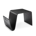 Manhattan Comfort Brookside 25.6" Mid-Century Modern End Table - Black-Mid-Century Modern Coffee Table Perfect for Living Room Use