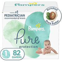 Pampers Pure Super Diapers - Size 1 - 82 Pack-Size 1