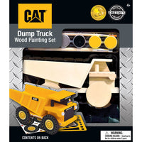Masterpieces Puzzle Company CAT - Caterpillar Dump Truck Wood Craft & Paint Kit-Age: 4+