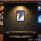 Auston Matthews Maple Leafs Action - Framed Canvas - 22" x 31"-Finished size: 22.5x31.5
