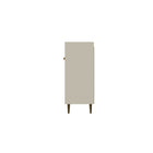 Manhattan Comfort Bradley 53.54" Mid-Century Modern Buffet Stand - Off White-14.53" L x 53.54" W x 38.58" H