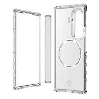ITSKINS Hybrid_R Hinge Clear with Magnets Case - Galaxy Z Fold 8 Ultra - Clear-Removable Hinge Cover