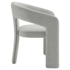 Modway Oslo Barrel Fabric Upholstered Dining Accent Chair - Dove Grey-7