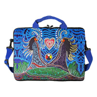 Oscardo Breath of Life by Leah Dorion Laptop Bag for 17" Laptops-Features authentic Indigenous art by First Nations, Inuit, and Métis artists from across Canada