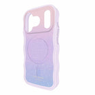 Kate Spade Wavy Compatible with MagSafe Case for iPhone 17 Pro - Opal Glitter-Smooth-Touch Sides