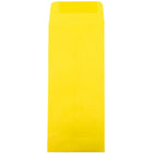 JAM Paper #11 Policy Envelopes, 4.5 x 10.38, Brite Hue Yellow Recycled, 500 Pack (3156393H)-Yellow recycled paper envelope