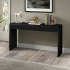 Hudson&Canal Lawrence 55"W Console Table - Black Grain-Clean with a soft, dry cloth and no harsh chemicals or abrasive cleaning materials
