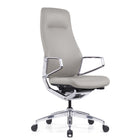Decent Living Full Height Back Office Chair - Off White-Heavy duty casting aluminum body system