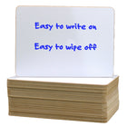 Flipside Dry Erase Board - 5" x 7" - 24 Pack-Great for lockers or file cabinets with adhesive magnetic strips added (not included)