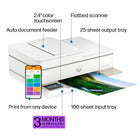 HP Envy 6555e All-in-One Printer with Bonus 3 Months Instant Ink-Wireless printing: Stay connected with our most reliable dual-band Wi-Fi, which automatically detects and resolves connection issues