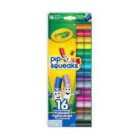 Crayola Pip-Squeaks Markers, 16 Count-These scaled-down Pip-Squeaks markers are designed for kids hands. Your child will love how easy these markers are to handle